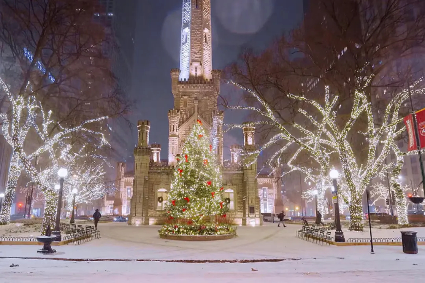 Viva una Navidad única en Estados Unidos y la magia de la estación invernal
