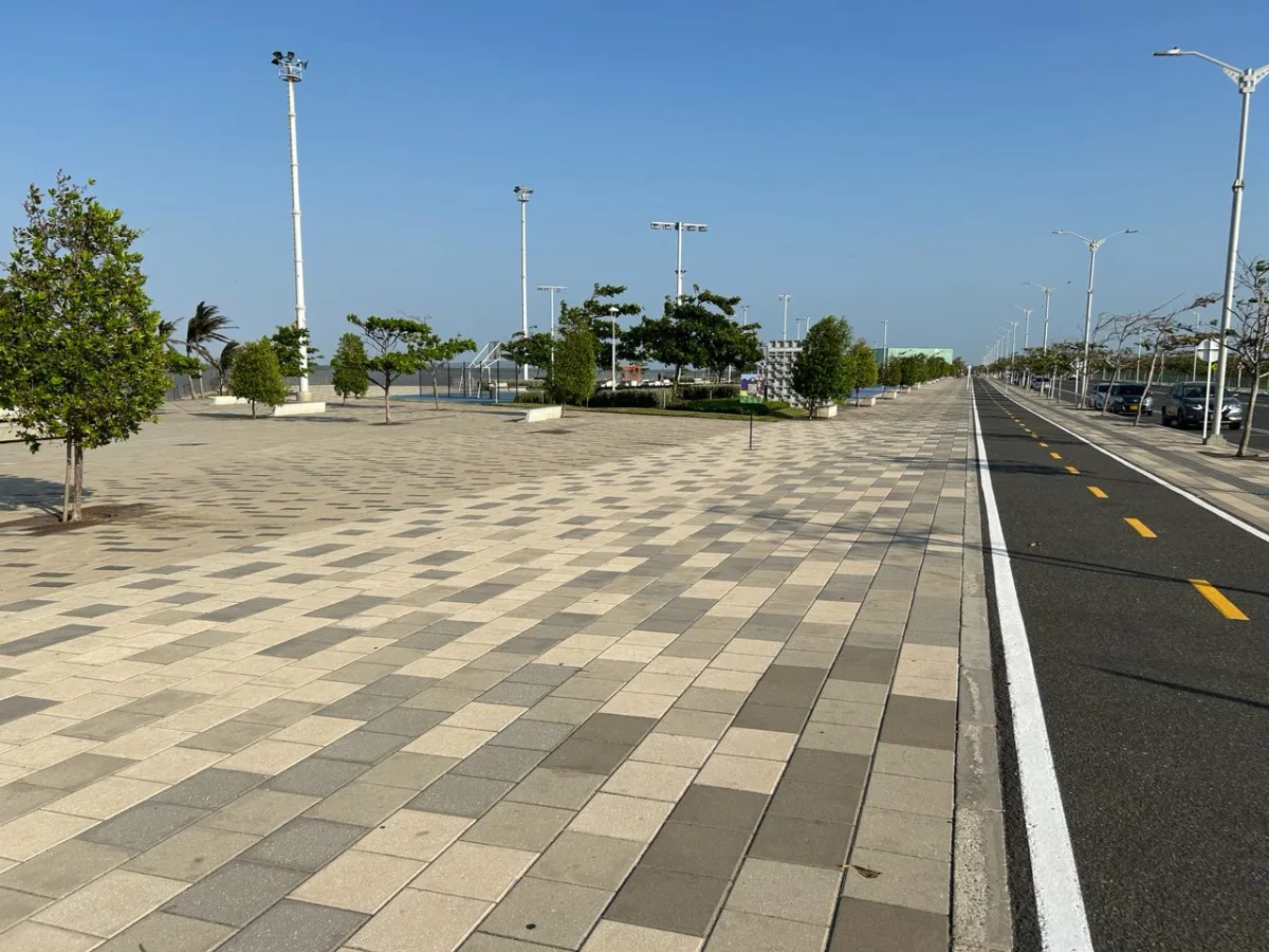 Gran Malecón junto al río Magdalena en Barranquilla