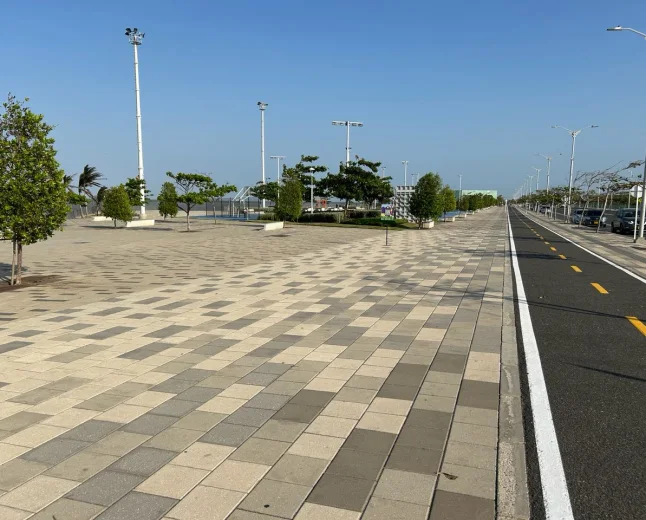 Gran Malecón junto al río Magdalena en Barranquilla