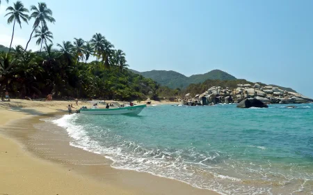 Playa de Cabo San Juan en el Parque Tayrona, Magdalena, Colombia